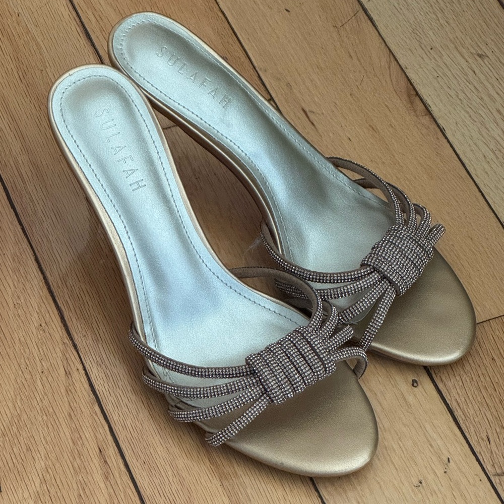 Tan Women's Slide Sandals